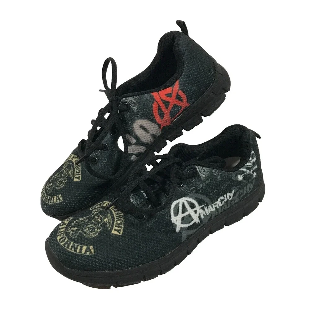 Sons of Anarchy California Lace Up Shoes Men 7.5 Women 10‎ Sneakers Casual